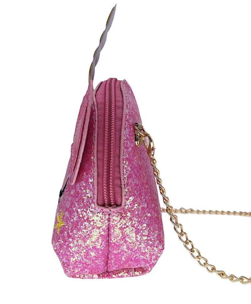 Newfancy Women Unicorn Sequin Glitter Crossbody Shoulder Purse Handbag Satchel Shell Bag - Image 4